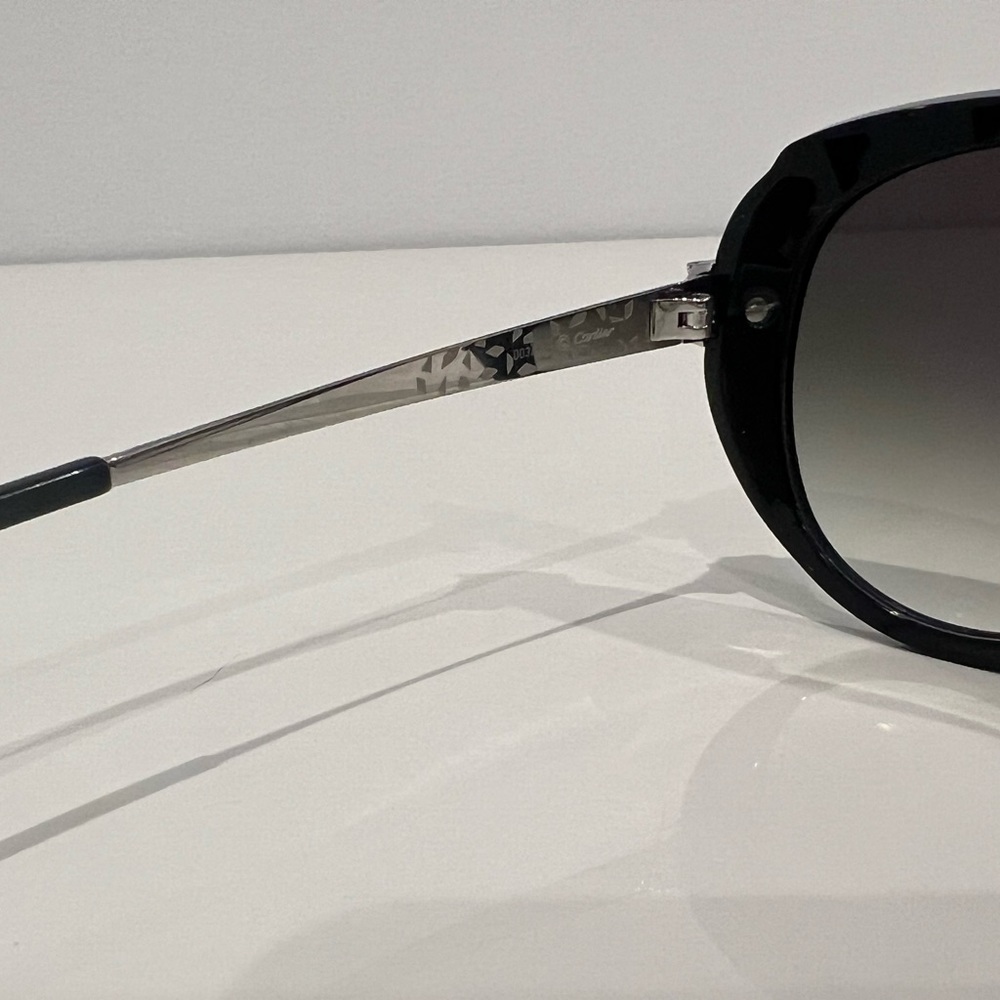 CARTIER BLACK PANTHER SUNGLASSES NEW - Picture 11 of 16